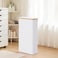 Fiona's magic Slim Laundry Hamper with Lid by Fionas magic 63L Narrow Laundry Basket with Removable Bag White Collapsible Dirty Clothes Basket Thin Tall Storage Basket for Bathroom Bedroom White 2Pack