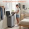 SOLEDI Laundry Hamper with Lid 100L Large Tall Collapsible Laundry Basket Clothes Hamper with Bag Removable Easy to Carry Dirty Hampers for Bedroom Bathroom Dorm College Grey