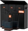 Vexalora 185L Laundry Hamper 3 Section Laundry Hamper with Lid Dirty Clothes Hamper with 3 Removable Washing Bags Extra Large Laundry Basket Organizer for Bedroom Laundry Room Dorm Black