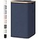 BALEINE Laundry Hamper with Lid Tall Laundry Baskets with Bamboo Pull Handles Large Laundry Bin with Internal Support 26 Gal100L Blue