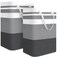UrbAmerican 2Pack Large Laundry Bag WaterproofCollapsible Tall Clothes Hamper with Extended Handles for Clothes Toys in the Dorm and FamilyNO have Wire frame not stand up