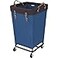 StorageWorks 160L Laundry Basket with Wheels Large Rolling Hampers for Clothing Organizer Dirty Clothes Basket for Hotel Home Closet Dorm Blue