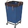 StorageWorks 160L Laundry Basket with Wheels Large Rolling Hampers for Clothing Organizer Dirty Clothes Basket for Hotel Home Closet Dorm Blue