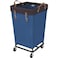 StorageWorks 160L Laundry Basket with Wheels Large Rolling Hampers for Clothing Organizer Dirty Clothes Basket for Hotel Home Closet Dorm Blue