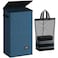 SOLEDI Laundry Hamper with Lid 100L Large Tall Collapsible Laundry Baskets Clothes Hamper with Bag Removable Easy to Carry Dirty Hampers for Bedroom Bathroom Dorm College Blue