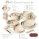 CAROTE 25PCS Ceramic Cookware Set Pots and Pans set Non Stick RV Kitchen Cooking Set Removable Handles Oven Safe Induction Cookware Nontoxic Kitchen Cooking Set PFAS and PFOA Free