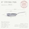 Made In Cookware ProCoat Non Stick 3 Piece Frying Pan Set Includes 8 10 12 5 Ply Stainless Clad Professional Cookware Crafted in USA Induction Compatible Graphite