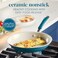 Rachael Ray Cucina Ceramic Nonstick Cookware Pots and Pans Set 13Piece Marine Blue