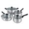Oster Rametto Stainless Steel Cookware Set 8 Piece Stainless Steel