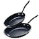 Guy Fieri's Guy Fieris Flavortown Laser Titanium 2 Pcs Fry Pan Set 85 and 10 Nonstick Cookware Set Without PFAS PTFE or PFOA 3x More Durable Dishwasher Safe Oven Safe