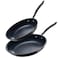Guy Fieri's Guy Fieris Flavortown Laser Titanium 2 Pcs Fry Pan Set 85 and 10 Nonstick Cookware Set Without PFAS PTFE or PFOA 3x More Durable Dishwasher Safe Oven Safe