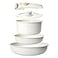 GiPP 5Pcs Pots and Pans Set Non Stick Cookware Sets Nonstick Detachable Handle Induction Kitchen Set Removable Handle RV Cookware set Oven Safe