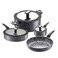 WaxonWare Waxonware 7pc Nonstick Cookware Set Granite Pots and Pans Set Nonstick Dishwasher Safe and 100 PFOA PTFE Free Kitchen Pot and pan set Stonetec Series