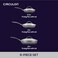 Circulon A1 Series with ScratchDefense Nonstick Induction Frying Pan Set 6Piece Cooking Pans Set Induction Cookware Graphite