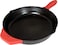 Crucible Cookware 12Inch Cast Iron Skillet Set PreSeasoned Including Large Assist Silicone Hot Handle Holders Indoor Outdoor Use