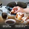 Lodge Blacklock 4 Quart Deep Skillet with Lid Durable Lightweight Cast Iron Cookware Nonstick Cast Iron Skillet