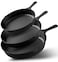 Utopia Kitchen Premium Cast iron Skillets 3 Piece Set Chefs Pan Pre Seasoned Frying Pan 6 8 10 Inches PFASFree Stovetop Campfire Grill Large Skillet Even Heat Distribution Cast Iron Pan