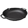 Victoria 13Inch Cast Iron Skillet PreSeasoned Cast Iron Frying Pan with Long Handle Made in Colombia