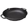 Victoria 13Inch Cast Iron Skillet PreSeasoned Cast Iron Frying Pan with Long Handle Made in Colombia