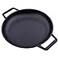 Victoria Cast Iron Round Skillet with Double Loop Handles Made in Colombia 10 Inches