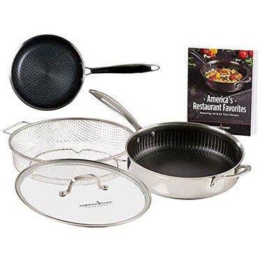 Copper Chef Titan Fry 95 inch with 8 inch Pan stainlesssteel