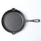 HAWOK Cast Iron Skillet Round Fry Pan Dia10 inch Preseasoned