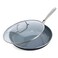 GreenPan Swift Healthy Ceramic Nonstick 12 Frying Pan Skillet with Lid Stainless Steel Handle PFASFree Dishwasher Safe Oven Safe Black