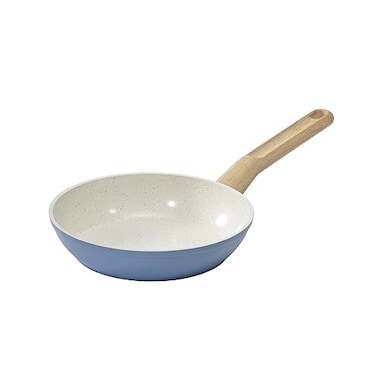 GoodCook Healthy Ceramic TitaniumInfused 8 Fry Pan Light Blue Induction Cookware Nonstick Cooking Pan Frying Pan Skillet for Eggs Meats Vegetables Sauces Warming Tortillas