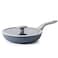 PRICUSIS Nonstick Ceramic Frying Pan with Lid Non Toxic Skillet Healthy Egg Pan Nonstick Omelet Pan Chefs Pan PTFE PFOA PFAS Free Induction Compatible 8Inch WL
