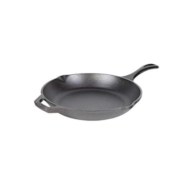 Lodge Chef Collection 10 PreSeasoned Cast Iron Skillet Kitchen Essential for Frying Searing