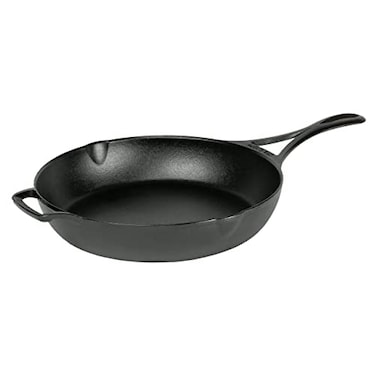 Lodge Blacklock 1025 Triple Seasoned Cast Iron Skillet Lightweight Easy Cleanup Premium Cookware