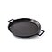DASH Zakarian by Dash 13 Inch Nonstick Cast Iron Dual Handle Pan Titanium Ceramic Coated Frying Pan Blue