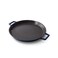 DASH Zakarian by Dash 13 Inch Nonstick Cast Iron Dual Handle Pan Titanium Ceramic Coated Frying Pan Blue