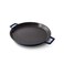 DASH Zakarian by Dash 13 Inch Nonstick Cast Iron Dual Handle Pan Titanium Ceramic Coated Frying Pan Blue