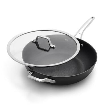 Calphalon Premier SpaceSaving Nonstick Cookware Set 13inch Stackable HardAnodized Aluminum