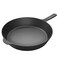 COOKLIFE 12 Inch Lightweight PreSeasoned Cast Iron Skillets Smooth Polished Surface Easy to Clean Cast Iron Pan Use in the Oven on the Stove or Grill Over a Campfire