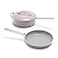 GreenPan Nova 10 Frying Pan Skillet and 437QT Saut Pan with Lid Oprahs Favorite Things 2024 PFASFree Ceramic Nonstick Induction Suitable Sear Fry Broil Dishwasher Oven Safe Clay