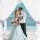 VOK White Wedding Arch Draping Fabric Chiffon Fabric 29in x 18Ft Sheer Chiffon Outdoor Curtain for Wedding Ceremony Birthday Party Decoration White1 Panel