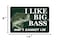 Rogue River Tactical Funny Fishing Metal Tin Sign Wall Decor Man Cave Bar I Like Big Bass