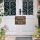 Ryeolo Rustic Wedding Sign Here Comes the Bride Wood Hanging Signs Decorations Ring Bearer Sign 102x78 Inches Wall Pediments
