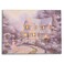 Mark Feldstein Thomas Kinkade Night Before Christmas Canvas Holiday LED Sign 16 x 12