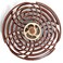 Mindsight Moving Kinetic Wall Art Wind up to power peaceful motion no battery Calming Wall Dcor for Living Room Office Bedroom Kitchen Hand Crafted Wood Ripple Canyon Brown