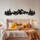 Royxen Metal Mountain Wall Art 71 Inch 54 Inch Long Mountain Wall Decor Mountain Art Wall Hangings for Living Room Bedroom 54 x 13 Inches
