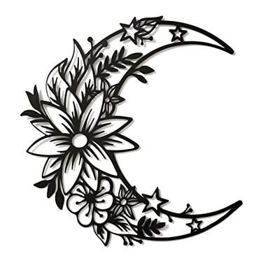 EZ4ENCE Decoration Wall Art Boho Wall Home Decor Hanging Appearance Wall Decor Metal Wall Hanging Decor