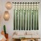 IOWER Macram Wall Hanging Macrame Wall Decor Green Dip Dye 39 Wx39 L Sphericity Cotton Textile Wall Art Large Art Yarn Wall Hanging For Living Room Wedding