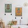 Jufay Pack of 2 Sun and Moon Tapestries Moth Tapestry Orange and Green Flower Vine Wall Hanging 138 x 197 inches