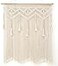 Mkono Macrame Wall Hanging Large Boho Decor Woven Wall Tapestry Chic Art Tassel Christmas Decoration for Backdrop over Bed Bedroom Nursery Dorm Classroom Including Hanging Rod 33W x 42H