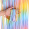 WOPARTY Colorful Foil Fringe Curtain Backdrop4 Pack 33x66 ft Rainbow Foil Tinsel Curtains for Birthday Wedding Party Photo Backdrop