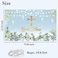 Labakita God Bless Backdrop Banner Baby Baptism First Communion Backdrop First Communion Baptism Christening Party Decorations for Kids