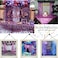 TCBESTO Lavender Sequin Backdrop Curtains 2FTx8FT 2 Panels Light Purple Glitter Photo Booth Backdrop Sparkly Background Drapes for Wedding Bridal Baby Shower Photography Birthday Party